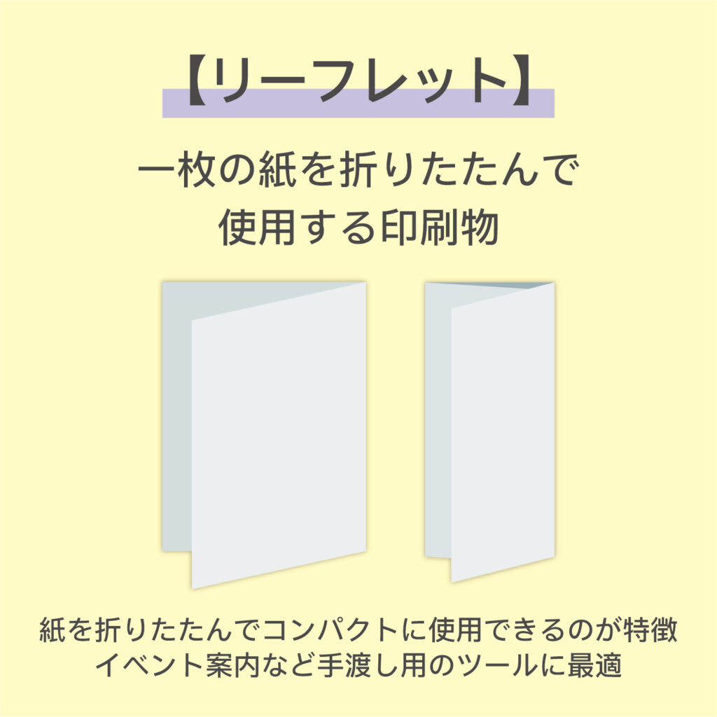 パンフレットとリーフレット、チラシの違いって？ 株式会社 フタバ印刷社